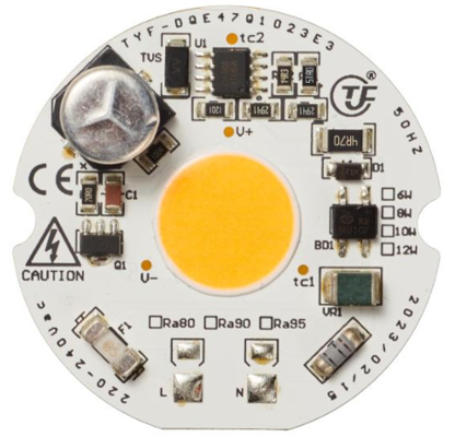 এসি সিওবি এলইডি মডিউল 10W 210-240V 50Hz ড্রাইভার ডিমিং ফাংশন ছাড়া